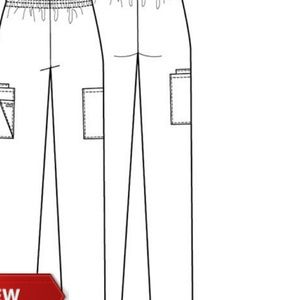 Cherokee WorkWear Women's Elastic Pull On Cargo Sc